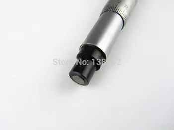 0.001 mm Sølv Fladskærms Nål Type Mikrometer hoved 0-25 mm 0,01 mm Måling af Værktøjs-Med Riflede indstillingsringen Mikrometer Hoved 1