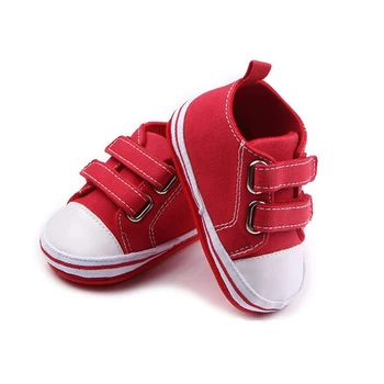 0-18M baby sko piger lærred hook & loop baby dreng sko nyfødte baby sko mokkasiner sneaker shoes de recien nacido F24 1