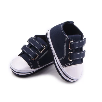 0-18M baby sko piger lærred hook & loop baby dreng sko nyfødte baby sko mokkasiner sneaker shoes de recien nacido F24 4
