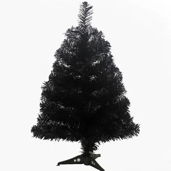 0,6 m / 60cm sort juletræ nytår gaver Jul home office desktop-dekorationer 2