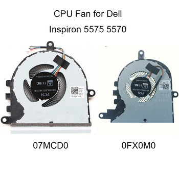0FX0M0 Computer Fans til Dell Inspiron 15 5570 5575 CPU køling køligere ventilator 07MCD0 7MCD0 P75F KN-0FX0M0 FX0M0 PXPA DFS531005MC0T 13104