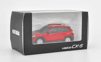 1:43 Plast Model for Mazda CX-5 Red SUV Plastik Pull-back, Toy Bil Miniature Samling Gave CX5 CX 5 2
