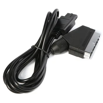 1,8 m PVC RGB Scart Video AV Kabel Ledning Føre Til NTSC-Super Nintendo N64 NGC SNES 0