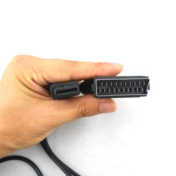 1,8 m PVC RGB Scart Video AV Kabel Ledning Føre Til NTSC-Super Nintendo N64 NGC SNES 1