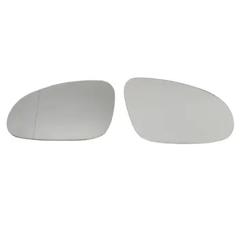 1 Par til Venstre og Højre Side Elopvarmet bagrude View Mirror Glass Erstatning for Golf 5 MK5 2005-2009 3C0857521 3C0857522 2