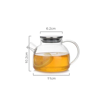 1 stk 500 ml Husstand Glas Tekande Sund Tekande Te Jar-Kedel til Familie Brug Drikke 500ml 4