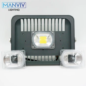 1 sæt Dæmpbar LED COB Chip+Optik Reflektor Smart IC Chip 50W 30W 20W 230V DIY Til LED floodlight LED Spotlight Vokse Lys Chip 2727