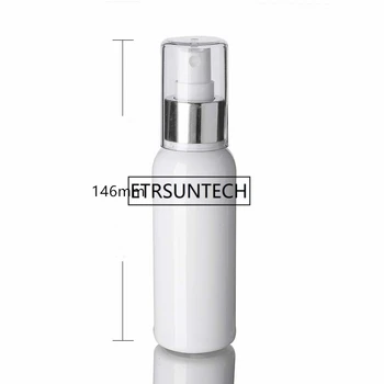 100 ml PET Lotion Flaske med hvid Plast Pumpe hvid klar kosmetiske spray flaske til flydende F1437 3