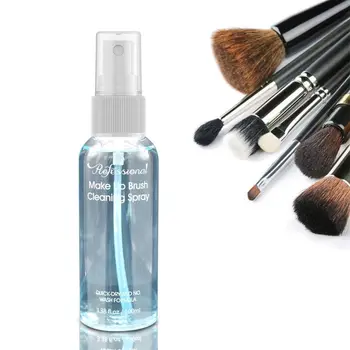 100 ml Professionel Makeup Brush Cleaner Spray Straks Dyb Rengøring Hurtig-Tør Ikke-Vask Fjerne Kosmetiske Pletter Shampoo Flydende 2