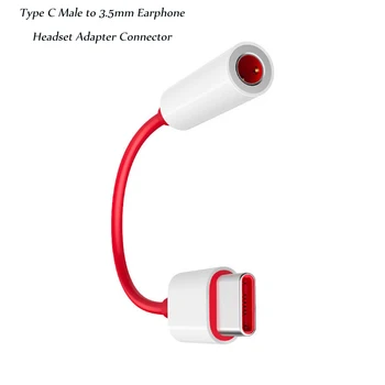 100 Originale USB Type C 3,5 mm Hovedtelefon Jack Adapter Aux Audio For et plus 7 usb-c musik konverter kabel Til oneplus 6T 7 Pro 5
