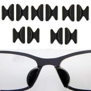 100 Par Silikone Mærkat Stick Anti-Slip Næse Puder til Optiker Solbriller, Briller 6198