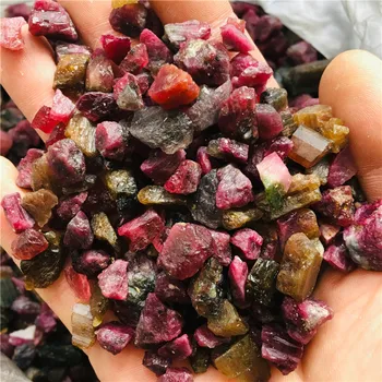 100g naturlige Farve tourmali sten og mineraler reiki healing krystal rå ædelsten prøven til fremstilling af smykker 1
