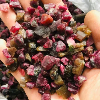 100g naturlige Farve tourmali sten og mineraler reiki healing krystal rå ædelsten prøven til fremstilling af smykker 2
