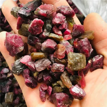 100g naturlige Farve tourmali sten og mineraler reiki healing krystal rå ædelsten prøven til fremstilling af smykker 3