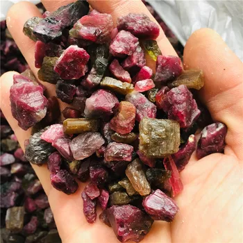 100g naturlige Farve tourmali sten og mineraler reiki healing krystal rå ædelsten prøven til fremstilling af smykker 4