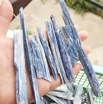 100g naturlige sjældne blå krystal naturlige Kyanite hård sex perle sten mineral prøve healing 2