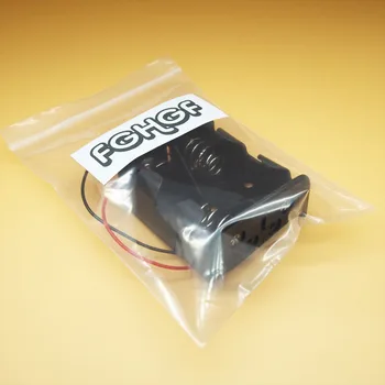 100pcs 2 Pack-C Størrelse på batterier og Holder 2 x 1,5 V Batteri opbevaringsboks med wire-Størrelse C 0