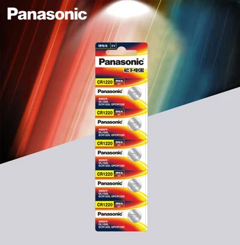 100pcs Originale Panasonic CR1220 Knap Celle Batterier CR 1220 3V Lithium Coin Batteri BR1220 DL1220 ECR1220 LM1220 2