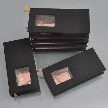 100pcs/pack Engros Eyelash Emballage Lash Kasser Emballage brugerdefinerede logo Faux Cils 25mm Mink Vipper Pakke Tilfælde Bulk Sælger 1