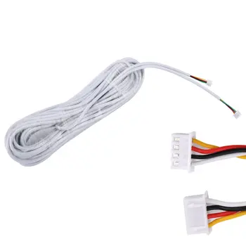 10M 2.54*4P 4-leder kabel til video intercom Farve Video Dør Telefon dørklokken kablede Intercom-kabel