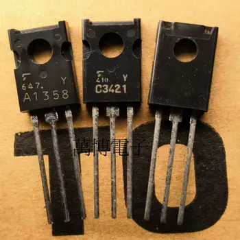10pair TOSHIBA 2SA1358 2SC3421 TIL-126 Transistor A1358 C3421 Y Audio Forstærker 2SA1358-Y 2SC3421-Y-Lyd par rør 3