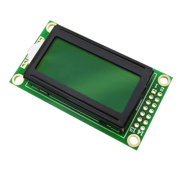 10stk 8 x 2 LCD-Modul 0802 Karakter Skærmen blå/gul grøn