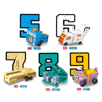 10STK Action Figur Transformation Antal Robot Legetøj, byggeklodser, Deformation Lomme Morphers Pædagogisk Legetøj for Børn 2