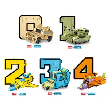 10STK Action Figur Transformation Antal Robot Legetøj, byggeklodser, Deformation Lomme Morphers Pædagogisk Legetøj for Børn 3