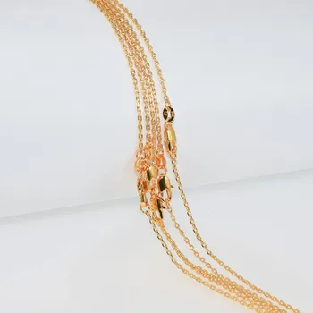 10stk Engros Guld Udfyldt Halskæde Mode Smykker Singapore Kæde 2mm Halskæde 16-30 Inches Vedhæng Kæde 1