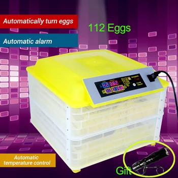 112 Digital Æg Inkubator Maskine Automatisk Rugeri Klart, Æg Dreje Temperatur Kontrol Gård Kylling Æg Inkubator Controller 3