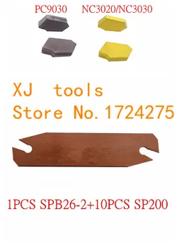 11pcs/set SPB226 1stk+SP200 NC3020/NC3030 10stk Bearbejdning af stål eller 10STK SP200 PC9030 Bearbejdning af Rustfrit stål 0