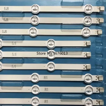 12 STK/sæt R1, L1, R2, L2 perfekt Erstatning bagbelyst LED-strip for 47