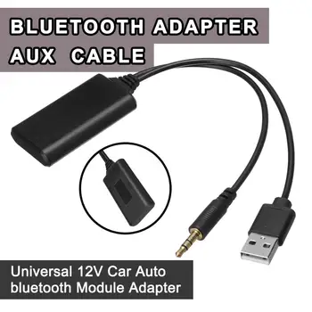 12V Universal Car Auto Trådløse Radio Stereo bluetooth Modul Adapter til AUX-IN-Aux-Kabel USB-Adapter 3,5 MM Jack Stik 5