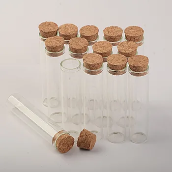 13ml Glas med Propper wide-munden Flasker Krukke til Opbevaring af Flasker, for Sand, Væske, Mad, Flasker 100pcs Gratis Fragt 3