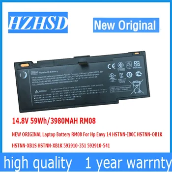 14.8 V 59Wh/3980MAH RM08 NYE ORIGINALE Laptop Batteri RM08 For Hp Envy 14 HSTNN-I80C HSTNN-OB1K HSTNN-XB1S HSTNN-XB1K 592910-351 3