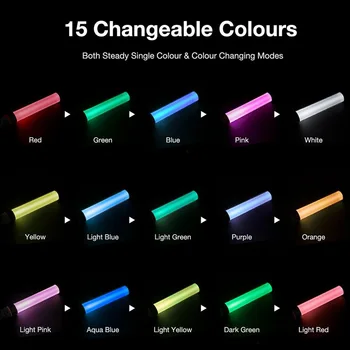 15 Farver Farverige Lys Koncert Lys, Stick Stjernet Hot Salg Korea, Japan Marked Farver Støtte Bar Nye Mærkelige Lys, Stick 4