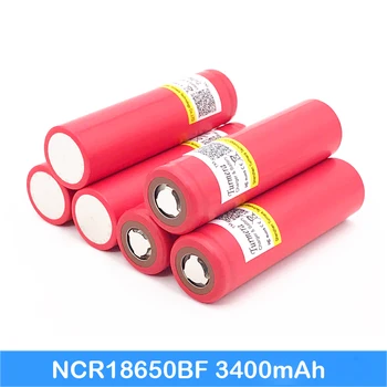18650 batteri 3400mah høj kapacitet batteri Oprindelige 3400 mAh genopladeligt Li-ion batteri 3,6 v Batteri NCR18650BF JUN20 3