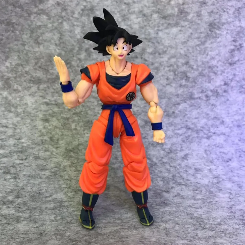 Anime Figur Dragon Ball Z Son Goku PVC-Legetøj Sort Hår Fælles Bevægelig Model Gokou Handling Figur Indretning Hjem DBZ Samling Dukke 0