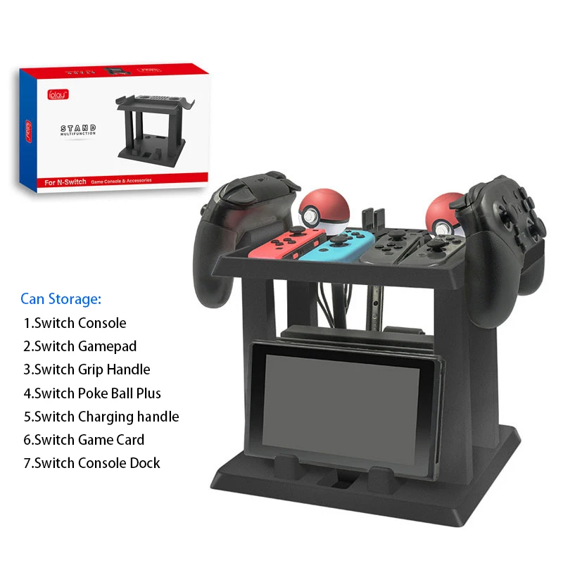Nintend Skifte Opbevaring Beslag Tower Holder Stand & Spil Disk Controller Udførelsen for Nintendo, Skifte Gaming Tilbehør 0