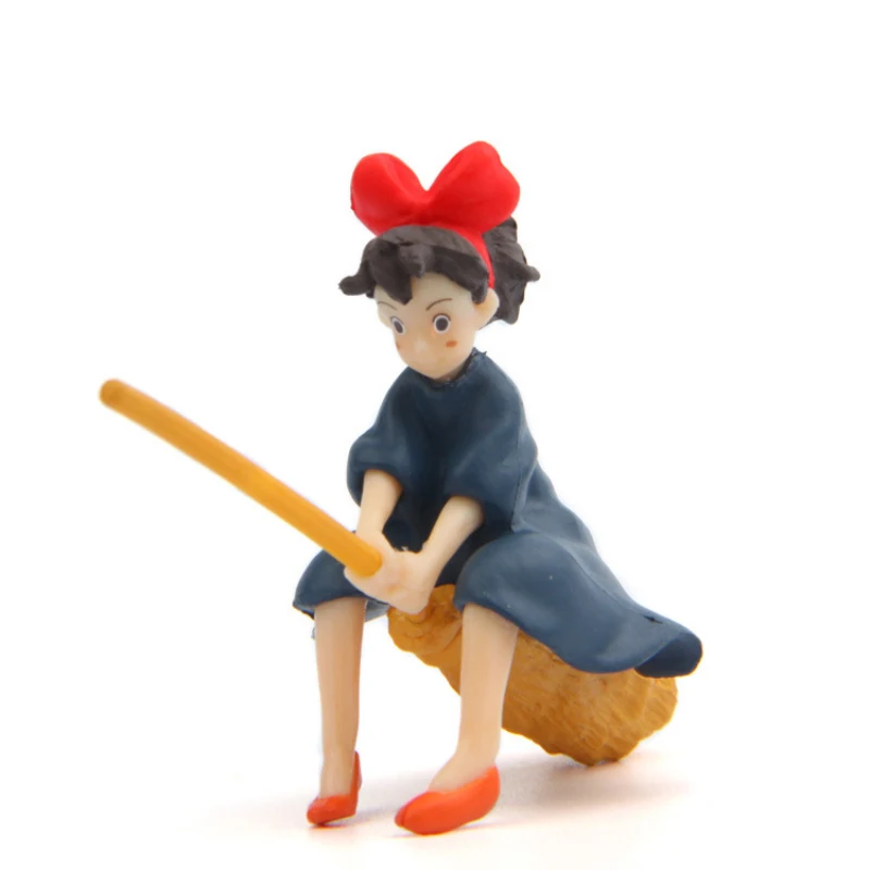 Magic Girl Kiki Miniatura Dukkehus Have Hjem Bonsai Dekoration Mini-Toy Miniature Harpiks Håndværk Ornamenter Micro Indretning og DIY 0