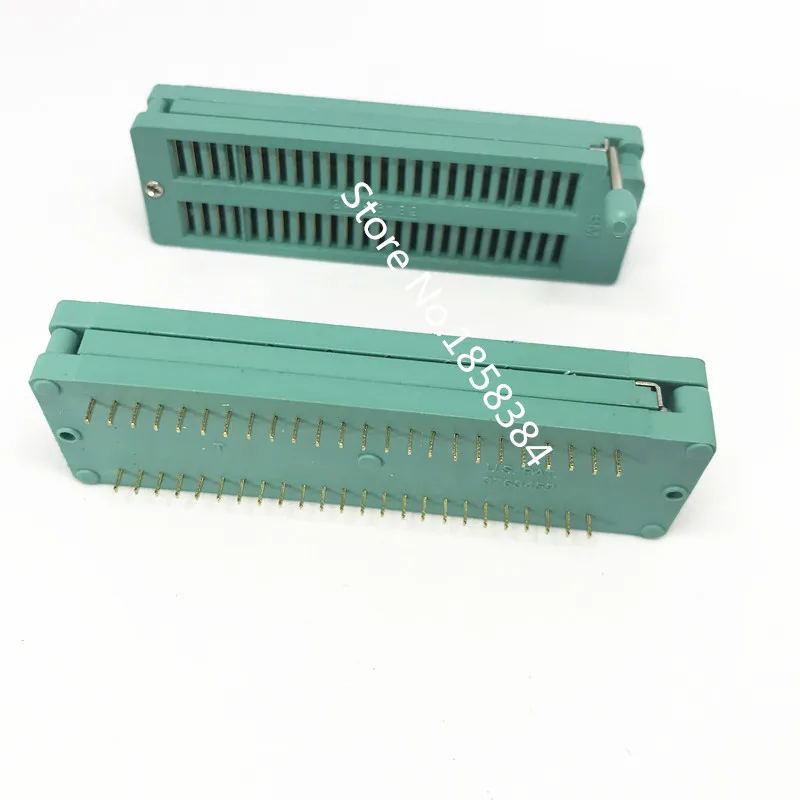 Gratis forsendelse 2Pcs/Masse 3M Guld DIP 48 Pin 48Pin Universal ZIF IC Socket 12268 0
