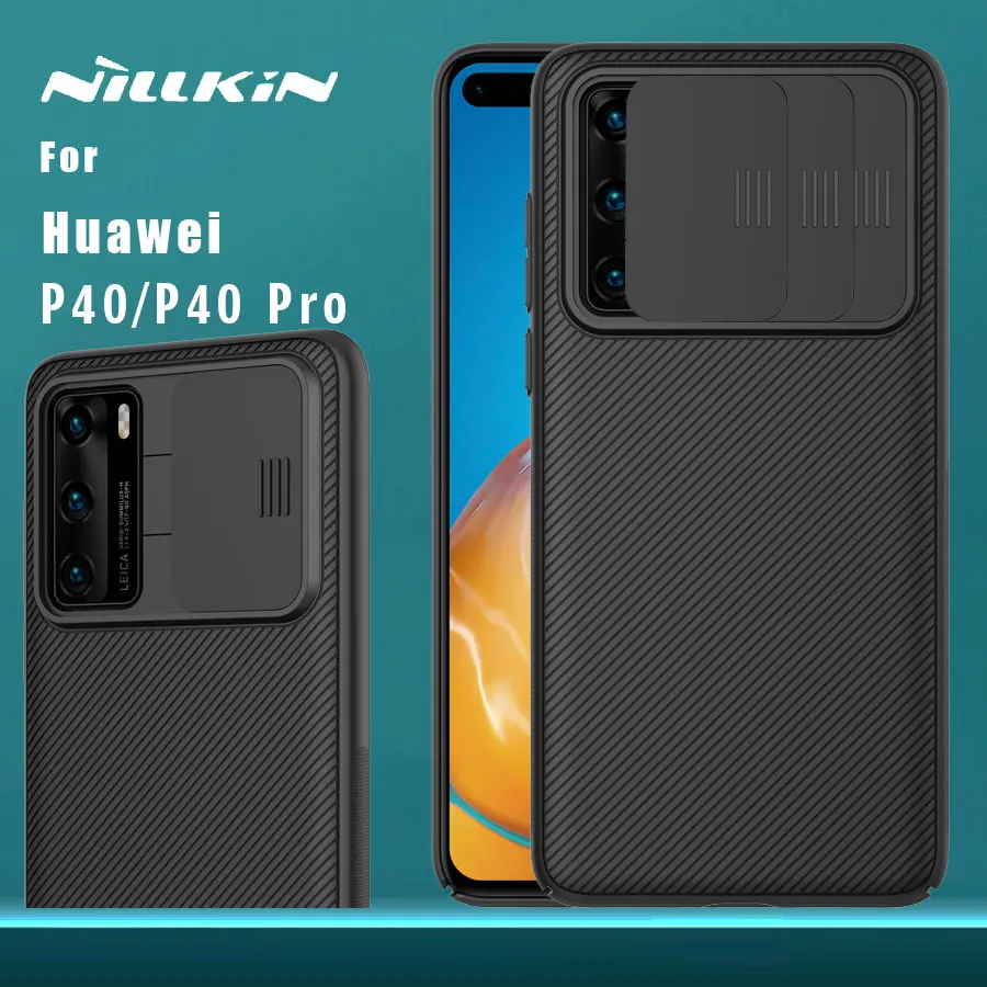 NILLKIN for Huawei P40 Mate 30 Pro tilfælde CamShield Tilfælde Slide cover til kamera beskyttelse bagcoveret sagen for Huawei P40 Pro sag 0
