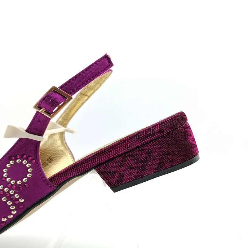 2020 Pink italienske Mode design Sko Med Matchende Clutch Taske Varme Afrikanske Kæmpe Bryllup Med Høj Hæl Sandaler og Taske Sæt Party 0