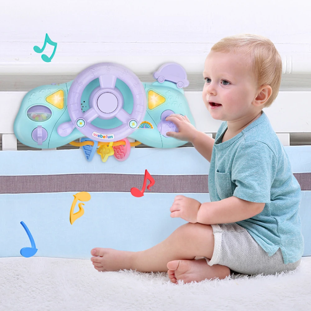 Realistisk El-Rat med Musik, Lyd, Lys, Uddannelsesmæssige Børn Toy Foregive Spille legetøj Føreren til at køre spil toy 0