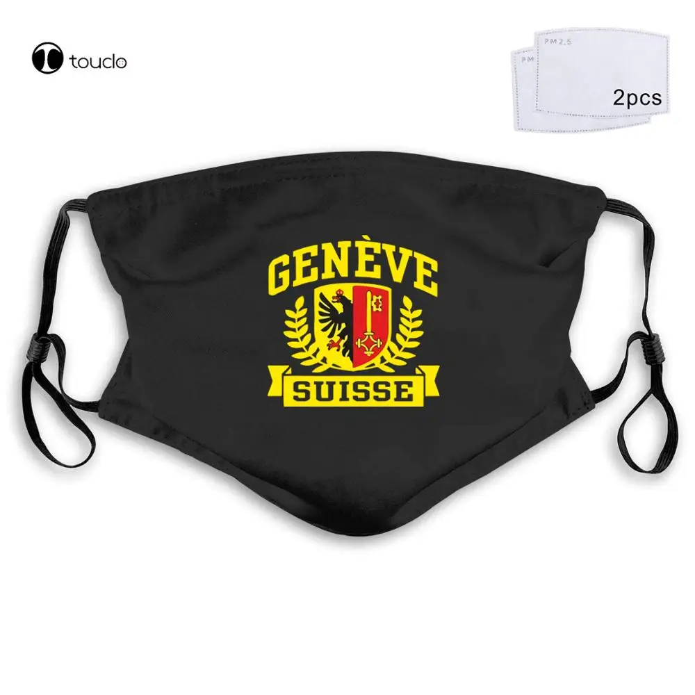 Geneve Geneve, Schweiz Ansigt Maske, Filter Lomme Klud Genanvendelige Washable32861353525 0