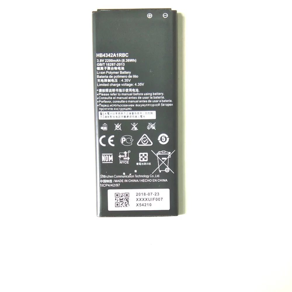 Westrock 2200mAh HB4342A1RBC batteri til Huawei y5II Y5 II 2 Ascend 5+ Y6 ære 4A SCL-TL00 ære 5A LYO-L21 mobiltelefon 0