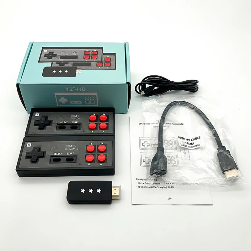 4K Video Game Console Bygget i 621 Klassiske Spil Mini Retro Konsol Trådløse Controller 4K-Output-Dual Håndholdte Spil Spiller 0