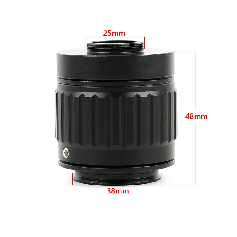 1X 0.35 X 0,5 X Adapter Linse 38mm C-Mount-Adapter Trinokulartubus Stereo-Mikroskop Rør Til Digital Kamera med Fokus 0