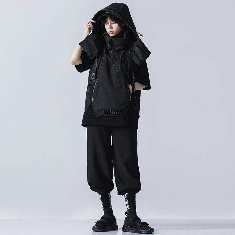 Michalkova trending produkter 2020 taktisk værktøj vest streetwear mænd tøj, sort jakke, hættetrøjer løs og behagelig 0