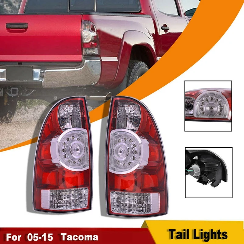 For 2005-Toyota Tacoma LED Bageste Tair bremselys Lampe Tåge Lys Udskiftning 05-15 0